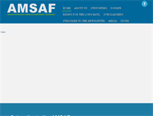 Tablet Screenshot of amsaf.org